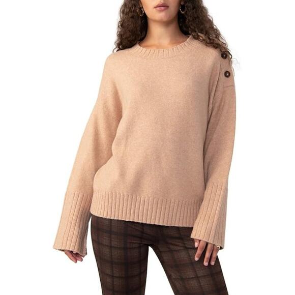 Sanctuary On Arrival Sweater Tan Size L - Picture 1 of 11